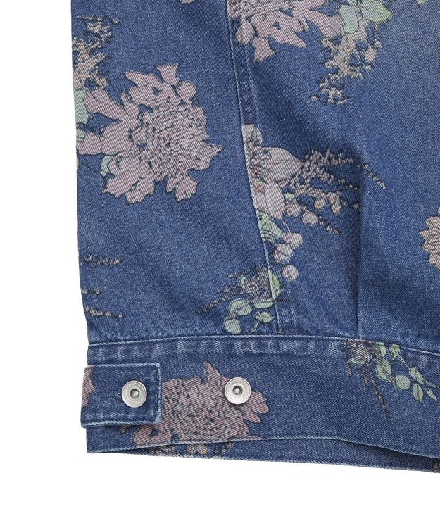 Green Parks ・SUGAR SPOON フラワーptオーバーGジャン Indigo