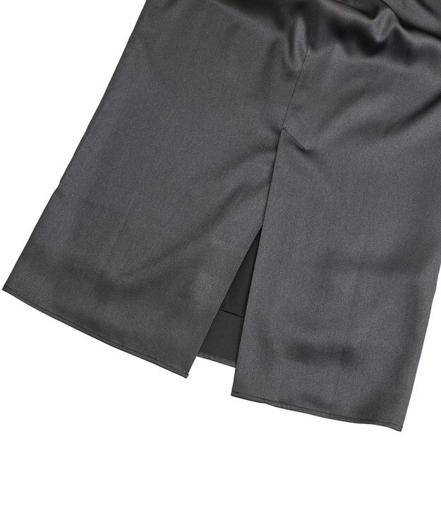 YECCA VECCA シャイニーロングスカート Mocha