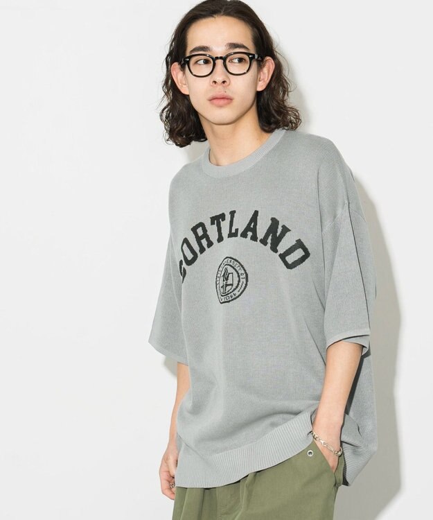 WEGO 【ユニセックス着用ITEM】ジャガードニットプルオーバー（S） グレー