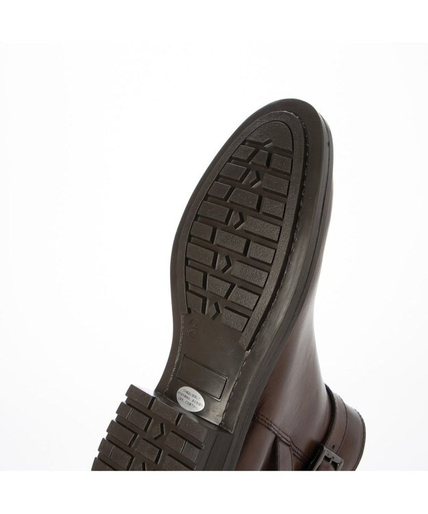 ing <ing>【WEB限定】クロスベルトデザインショートブーツ ダークブラウン