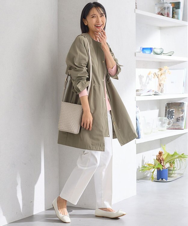 23区 メッシュ ショルダーバッグ ベージュ系