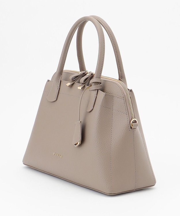 TOCCA NOBLESSE LEATHERTOTE レザートートバッグ ブラウン系