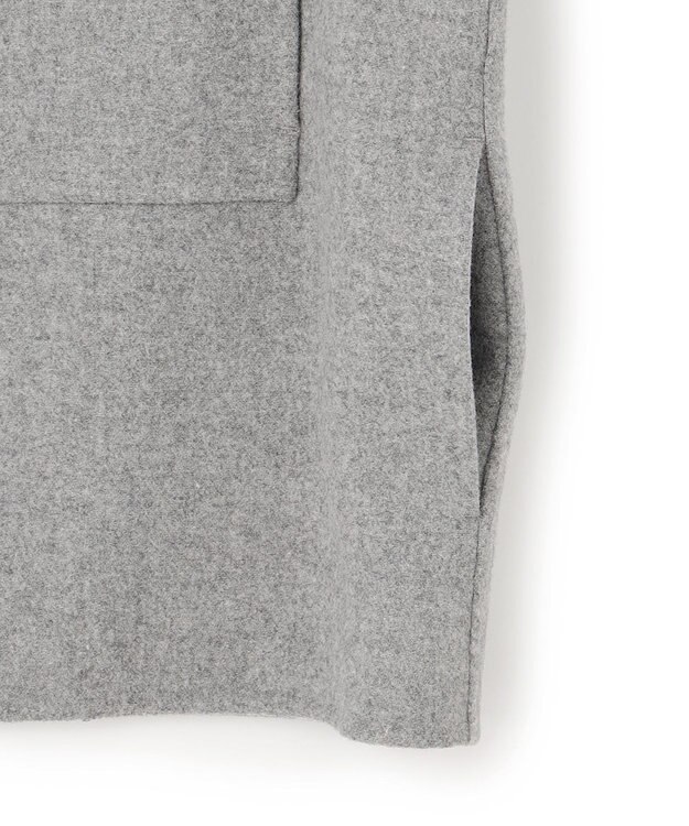 BEIGE， CHAMPIONNET / ウールメルトン シャツジャケット Gray