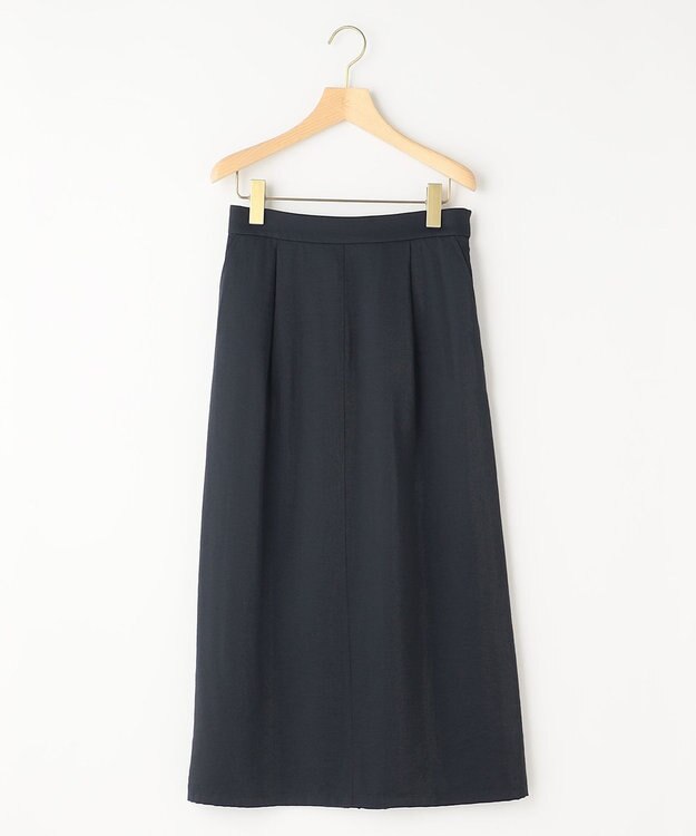 組曲 S グロッシーツイルタイト スカート ネイビー系