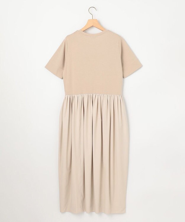 組曲 【WEB限定】コンビネーションコクーンワンピース ベージュ系