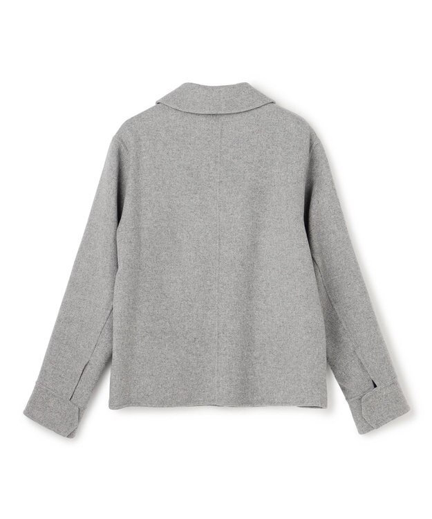 BEIGE， CHAMPIONNET / ウールメルトン シャツジャケット Gray