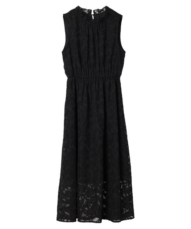 Green Parks ・ＥＬＥＮＣＡＲＥ　ＤＵＥ　フラワージャカードワンピ Black