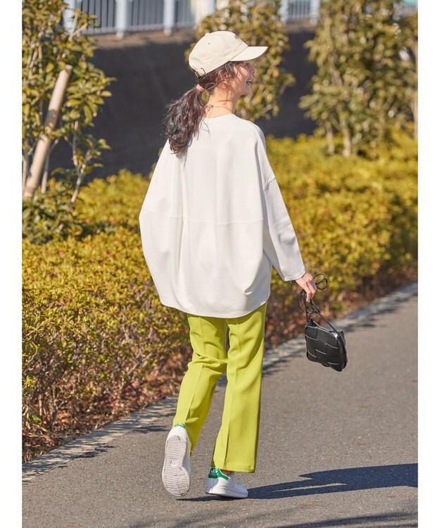 AMERICAN HOLIC ＵＶカット　ポンチコクーンプルオーバー Off White