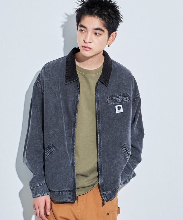 WEGO ワーカーズZIPジャケット ブラックその他