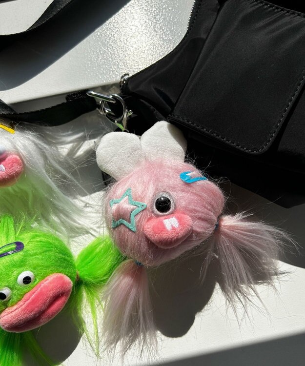 WEGO コギャルモンスターぬいキーホルダー ピンク