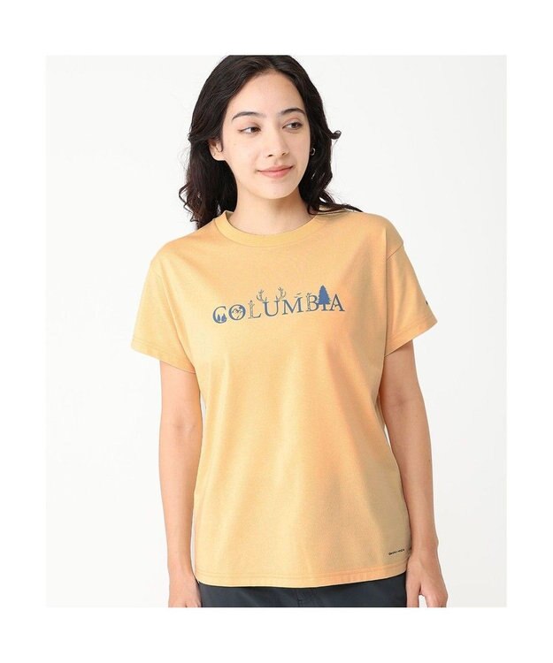 Columbia Columbia/ ウィメンズヤハラフォレストショートスリーブTシャツ /コロンビア Sand Dune Logo