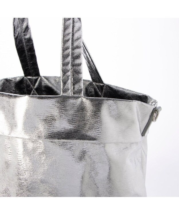 UNBILLION カシュカシュ cachecache / ソフトワッシャー2wayビッグバッグ シルバー