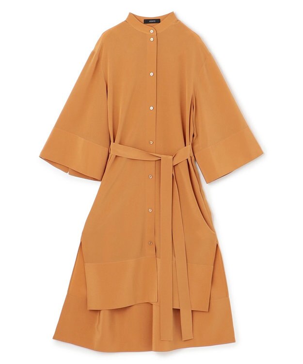 JOSEPH クレープドソワ　ドレス Clay