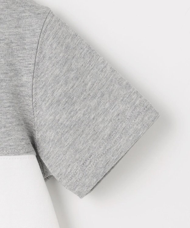 J.PRESS KIDS 【90-130㎝】トリコロール 半袖Ｔシャツ トップグレー