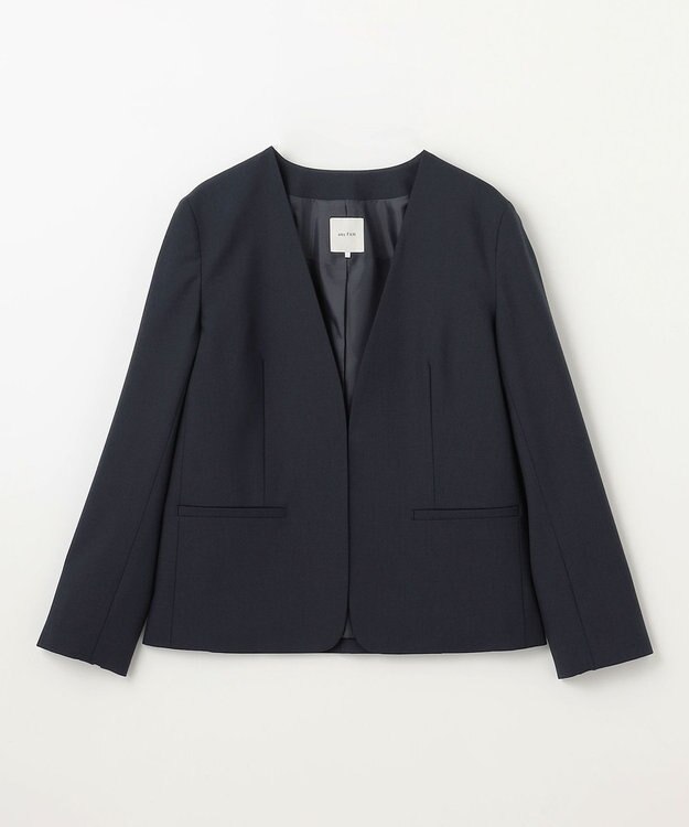 ANY L 【手洗い可/ストレッチ/セットアップ可】イージーケアジャケット ネイビー