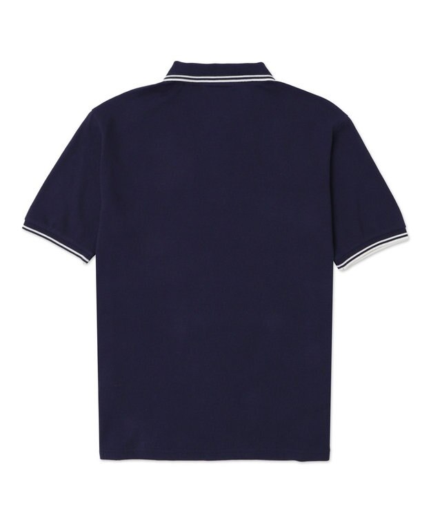 WEGO 【ユニセックス着用ITEM/SMLサイズ展開】別注USPOLOラインポロシャツ ネイビー