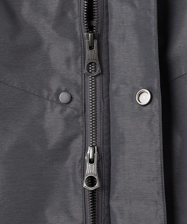 GOTAIRIKU ダウンライナー装着可【仕事で着用可】メランジシャンブレー スプリングブルゾン(26年モデル) ライトグレー系