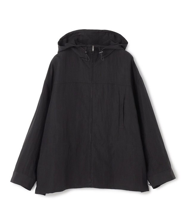 UNFILO ドロスト フーディブルゾン ブラック