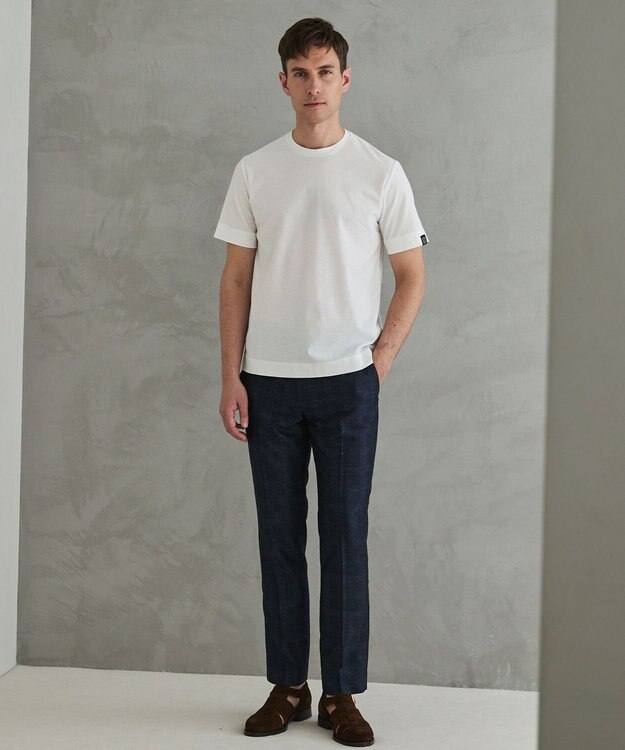 GOTAIRIKU キングサイズ登場【サラサラ/高通気】仕事で着られる 鹿の子 BIZ Tシャツ ホワイト系