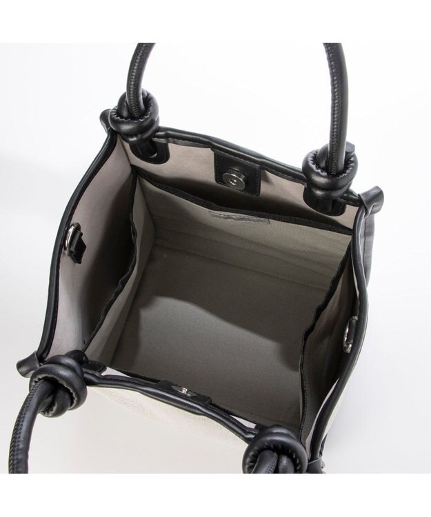 UNBILLION カシュカシュ cachecache / ノットハンドルエルガリートートバッグ ブラック