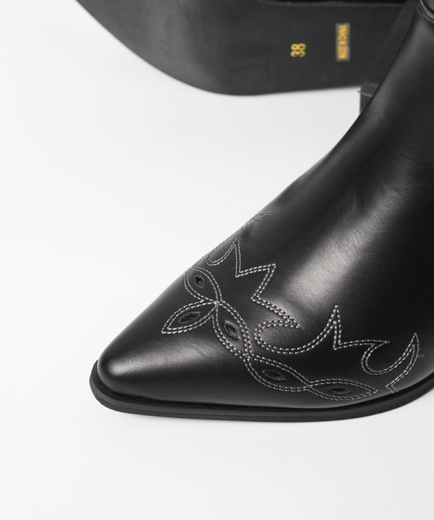 BONTRE 【MIONOTIS/ミオノティス】ショートウェスタンブーツ/40412 ブラック