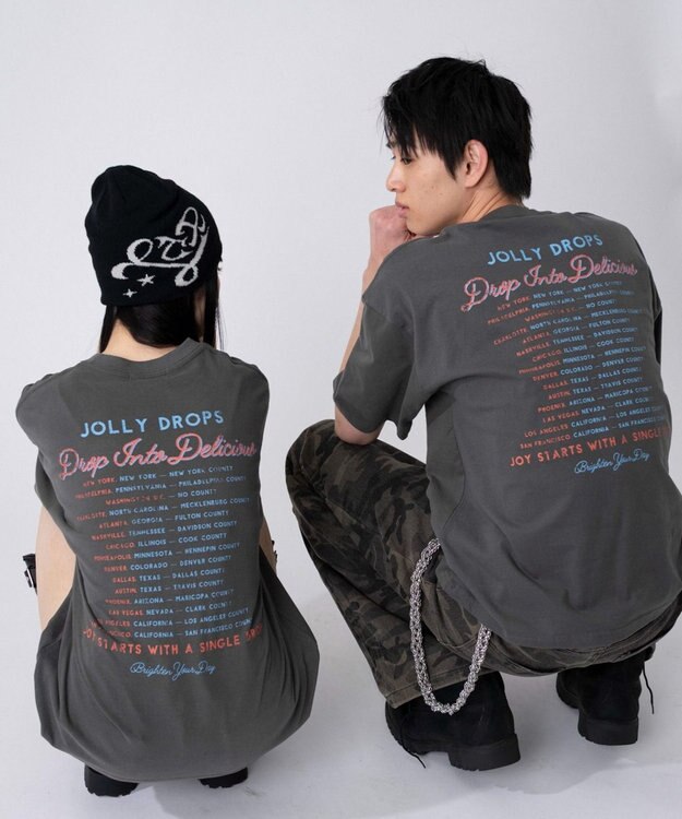 WEGO 【ユニセックス着用ITEM/SMLサイズ展開】アソートグラフィックBIG　T2（SS） 柄2