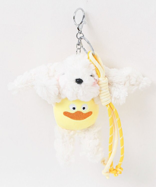 WEGO 着ぐるみうさちゃんぬいぐるみキーホルダー イエロー