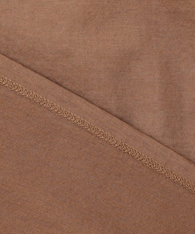 ICB L 【洗える】46Gハンドレッドジャージー プルオーバー ブラウン×サックス系