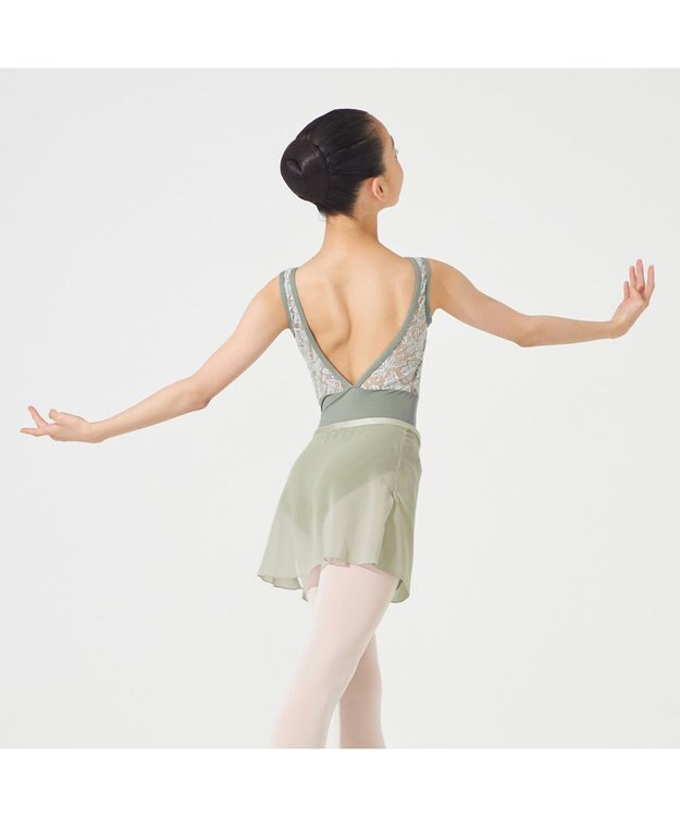 Chacott 【MAY NAGAHISA】ジュニア スカート シーグリーン