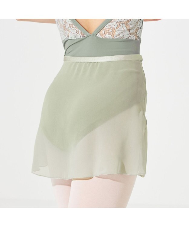 Chacott 【MAY NAGAHISA】ジュニア スカート シーグリーン