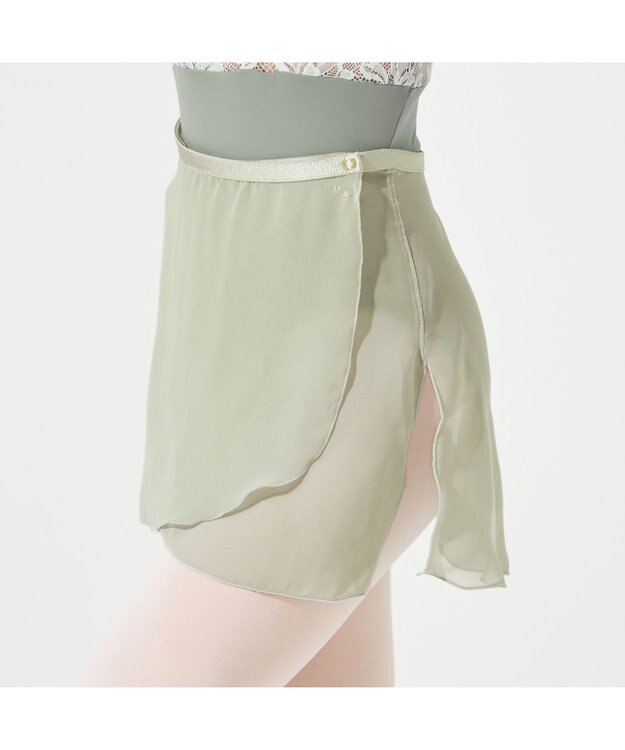 Chacott 【MAY NAGAHISA】ジュニア スカート シーグリーン