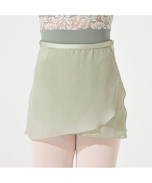 Chacott 【MAY NAGAHISA】ジュニア スカート シーグリーン