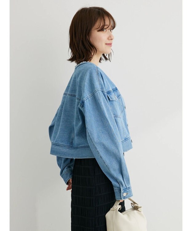 Green Parks ・ＳＵＧＡＲ　ＳＰＯＯＮ　ノーカラーＧジャン Light Indigo