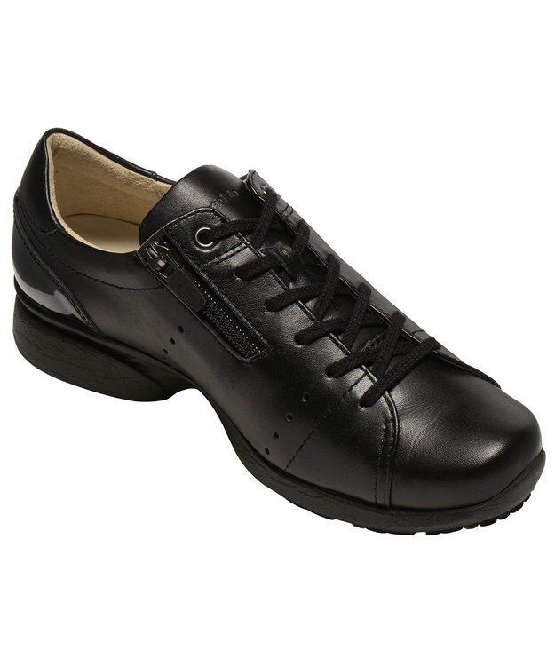 ASICS WALKING ペダラウォーキングシューズ 2E ヒール高3.0cm ブラック系