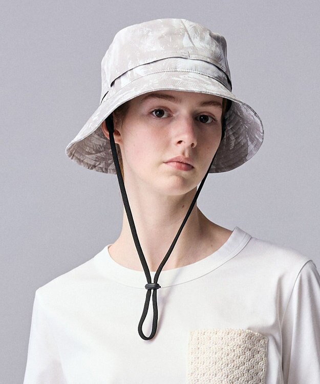 JOSEPH ABBOUD MOUNTAIN 【パッカブル・速乾・ストレッチ】ライトスラブボタニカルプリント ライトグレー系5