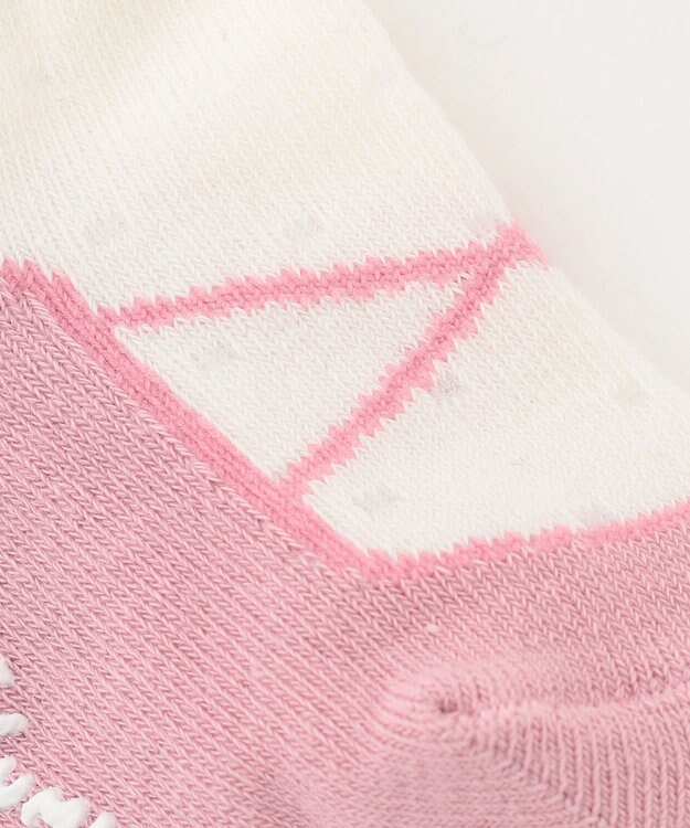 組曲 KIDS 【11-15cm】バレエシューズ  ソックス ピンク系