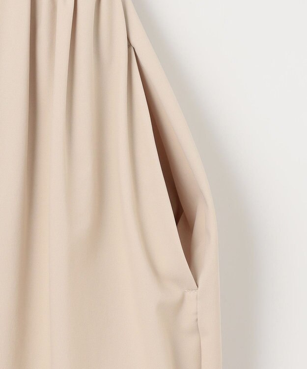 組曲 S 【WEB限定】コンビネーションコクーンワンピース ベージュ系