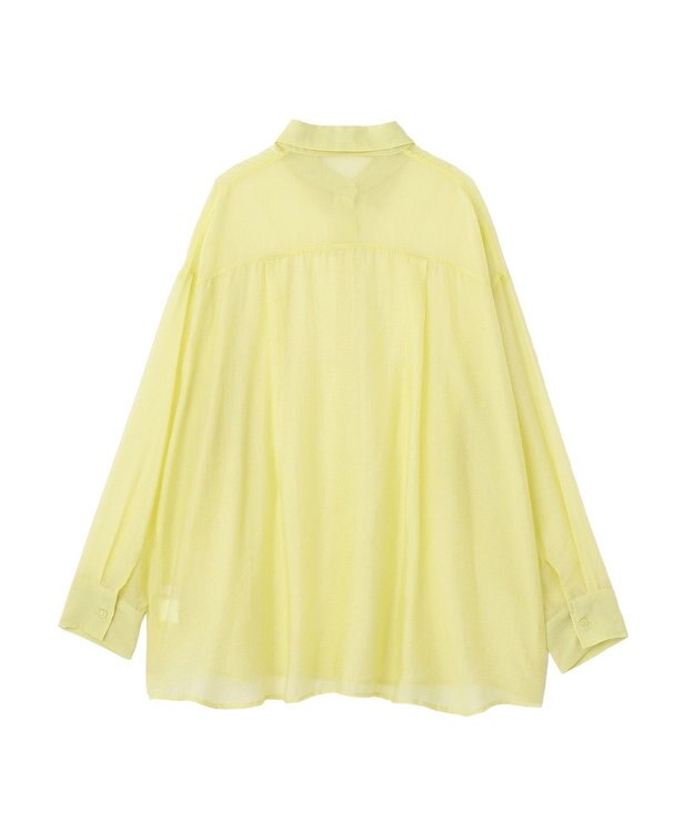 earth music&ecology シアーシャツ Yellow