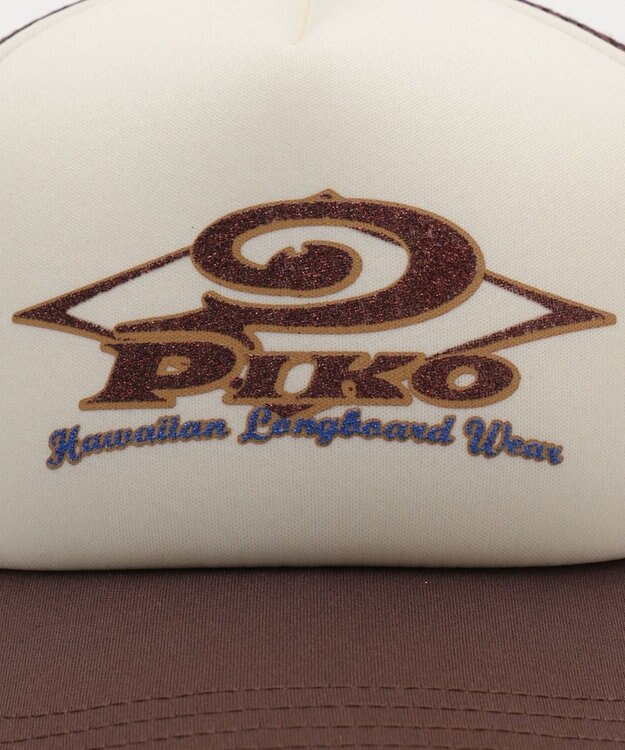 WEGO 【ユニセックス着用ITEM】別注PIKOメッシュキャップ ブラウン