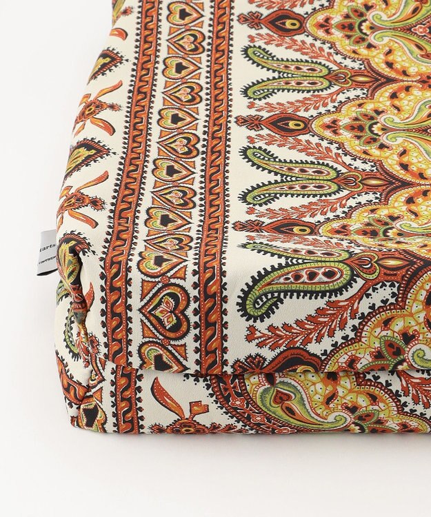 GRACE CONTINENTAL Fabricマルシェbag1 オレンジ