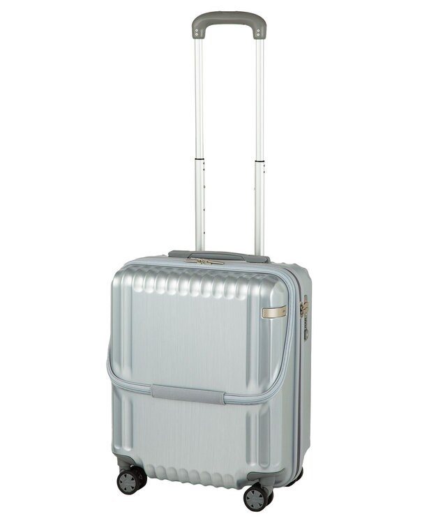 ACE BAGS & LUGGAGE ace. パリセイドZd フロントポケットスーツケース 35L 06812 エース ヘアラインシルバー