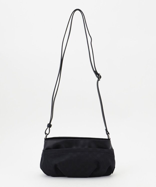 Y'SACCS Polka Dots　タックラウンドポシェット ブラック