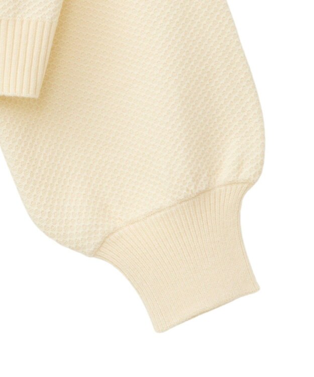 earth music&ecology パールボタンショートニットカーディガン Yellow