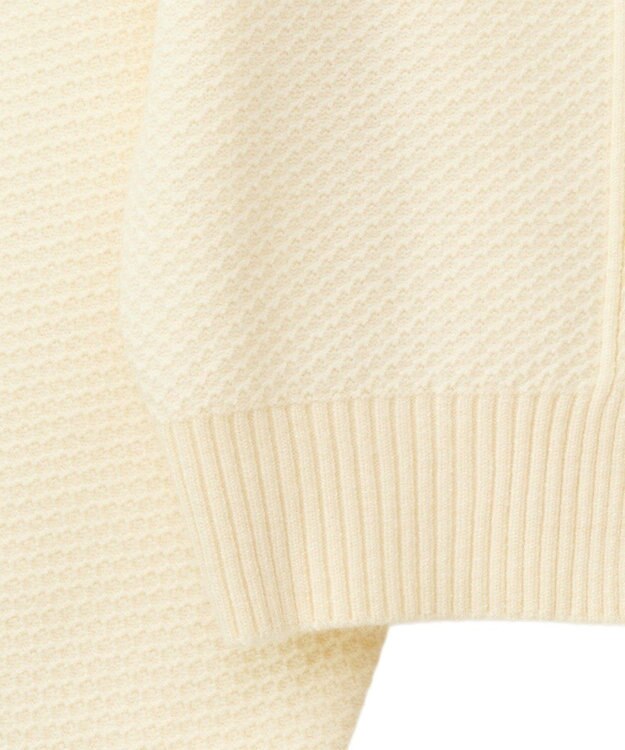 earth music&ecology パールボタンショートニットカーディガン Yellow