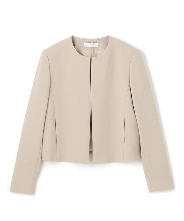 BEIGE， 【L-size】SOPHIA / ノーカラージャケット Taupe