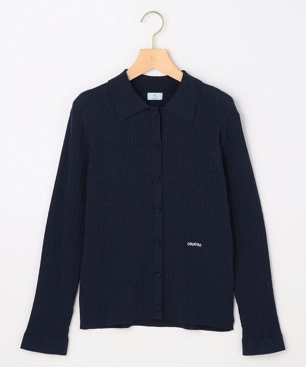 組曲 【先行予約・Flower Collection】COUCOUニット カーディガン ネイビー系