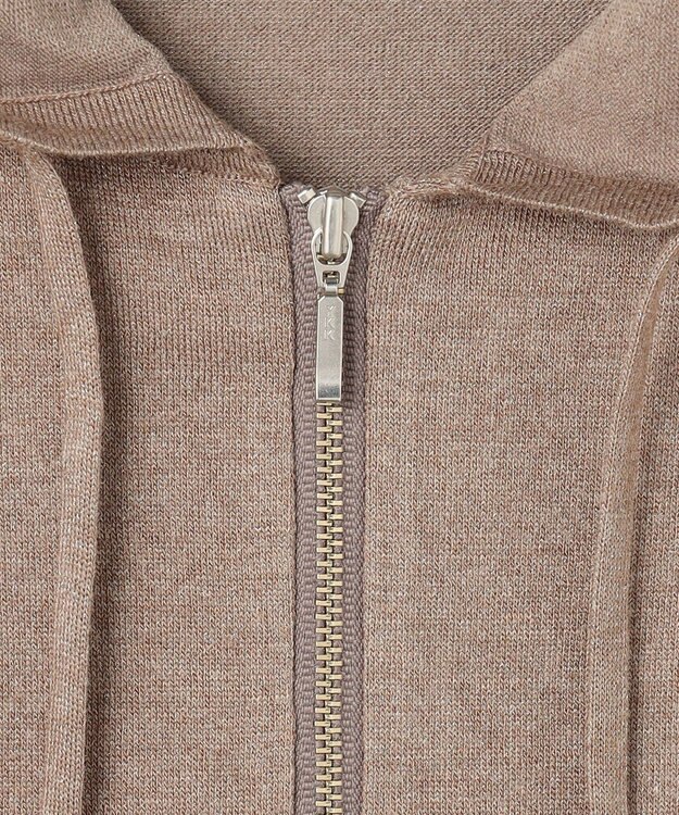 J.PRESS LADIES Vis/Peスパーク ニット パーカー モカ系