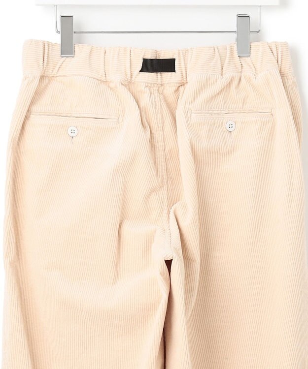 J.PRESS YORK STREET 【UNISEX】コーデュロイ テーパードパンツ アイボリー系