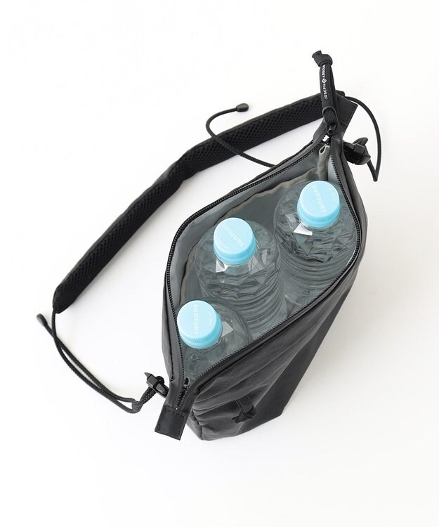 JOSEPH ABBOUD MOUNTAIN 【軽量/ECO撥水/サスティナブル素材/サコッシュが取り外せる】リサイクルリップストップ バックパック 33L ブラック系