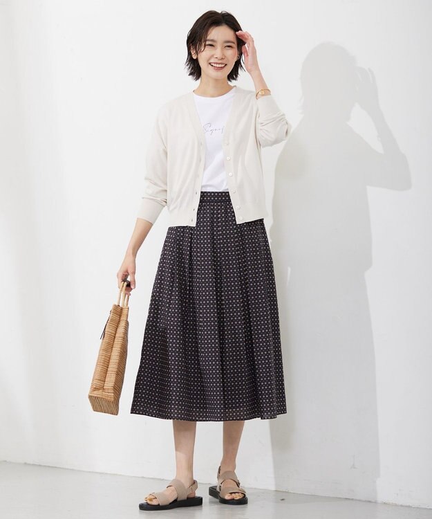 J.PRESS LADIES 【WEB限定・リバーシブル】 イニシャルコイン ブレスレット ゴールド系